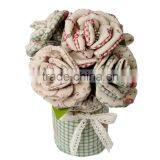 Handmade Fragrance Home Flower Decoration Filled With Activated Bamcoo Charcoal thumbnail-1