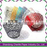 Laser Cut Cupcake Wrapper,paper Cupcake Wraps