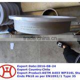 ASTM A403 WP316L Stub Ends PN10 as per EN1092/1 Type 35 thumbnail-1