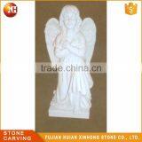 Wholesale Hand Carve Marble Angel Cemetery Statue thumbnail-3