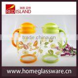 2L Glass Water Pot With Plastic Handle thumbnail-1