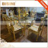 Luxury New Design Baroque Style Living Room 18K/24K Gilded Armchair/Louis XV Royal Brass Carved Side Chair, MOQ 1 PC thumbnail-2