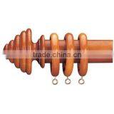 Curtain Pole,curtain Rod,inca Finial on Pole(B190043) thumbnail-1
