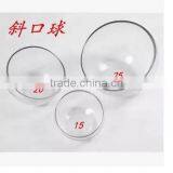 Large Home Decoration Slanted Bowl Glass Vase Terarium for Microlandscape thumbnail-2
