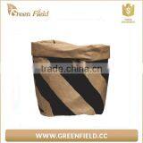Green Field Nice Print Washable Kraft Paper Storage Bag thumbnail-5