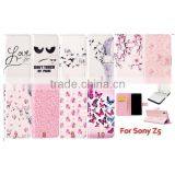 PU Leather Phone Cover IMD Phone Case for Sony Z5 / Mini thumbnail-6