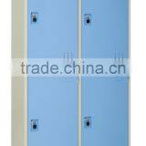 Steel Pad Lock 4 Doors Wardrobe Lockers Metal Wardrobe Lockers thumbnail-1