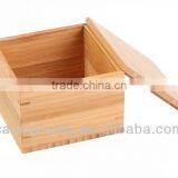 Storge Box Mini Samll Bamboo Gift Box For Sale For Watch or Tea thumbnail-1