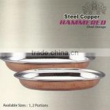 copper & stainless steel food serving hotel & restaurent items