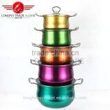 Natural Color Black Bakelite Handle Clear Glass Cooking Pot thumbnail-1