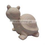 DIY Unpainted Ceramic Bisque Tortoise Decoration thumbnail-1