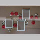 Metal Wall Photo Frames With Flower thumbnail-1