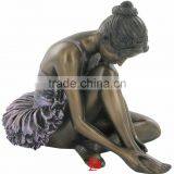 Life Size Bronze Ballet Girl Statue Dancer Sculpture thumbnail-1