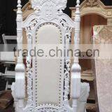 Wedding Stage Bride and Groom King Throne Chair With Lions Armrest thumbnail-6