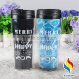 Reusable Plastic Bubble Tea Cup Paper Insert Travel Cup thumbnail-2