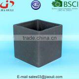 BSCI Audited Factory Grey Sand Surface Square Planter Pot, Garden Ceramic Pot thumbnail-2