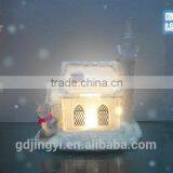 2015Dongguan Acrylic 7inch Snow House With LED Color-changing Light thumbnail-6