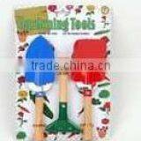 Plastic Children Garden Hand Tool Set/Pitchfork/ Shovel/Harrow thumbnail-1