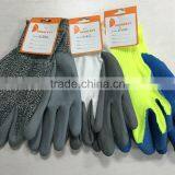 DDSAFETY Cut Resistant Blue Latex Palm Coated Safety Gloves thumbnail-4