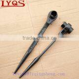 Bi-hex Scaffolding Ratchet Spanner thumbnail-1