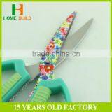 Factory Price HB-S6025 6" Household Plastic Safety Soft Handle Scissors thumbnail-4