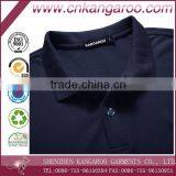 Navy Blue High Quality Factory Mens Polo Shirt thumbnail-2