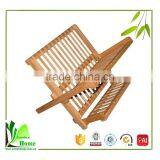 China Wholesale Custom Bamboo Roll-up Dish Drying Rack thumbnail-2