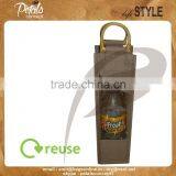 Japanese Wine Bag Made From Coated Nylon Fabric - Semi Water Proof thumbnail-1