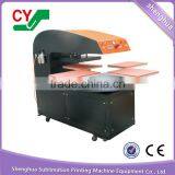 China Made Semi Automatic Four Station Printing Press Machine for Clothing thumbnail-3