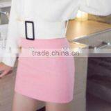 Holesale Ladies Red Spandex Elastic Chain Bottom Wrap Skirt thumbnail-1