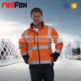 High Visibility Jacket With Windproof Waterproof Softshell Man Jacket thumbnail-4