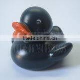 8cm Cheap Floating Blue Rubber Duck ,promotional Blue Duck, Blue Bath Duck With Logo Imprint thumbnail-4