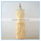 Fancy Lace Micado 3 Pieces Women Church Suit Business Suits With Pretty Buckle thumbnail-4