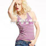 Wholesale Sexy Plain Stripe Tank Top for Women thumbnail-2