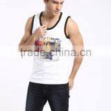 Custom White Printed Cheap Training Vest thumbnail-3