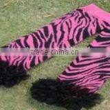 2013 New Fashion Fluffies Black and Red Zebra Leg Warmers Wholesale thumbnail-1