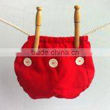 Navy Baby Underwear Button Style Infant Cotton Clothes Baby Bloomers With Diaper Cover thumbnail-3