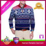 Hot Selling Custom Logo Computerized Sweater Knitting Man Pullover Sweater thumbnail-2