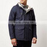 OEM Factorys Berber Fleece Zip Up Men's Clothing Pockets Padding Coats thumbnail-3