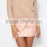 EY0862S 2016 New Arrival Deep V-Neck Knit Pullover Sweater Design thumbnail-1