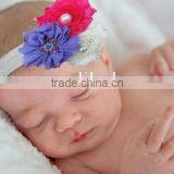 Boutique Handmade Sparkle Pearl Headband Rhinestoned, Baby Headbands Wholesale thumbnail-1