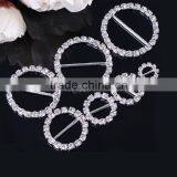 Flat Rondelle Rhinestones Buckles Invitation - Shinny Crystal Beads for Bling Wedding - Foldover Flat Elastic thumbnail-2