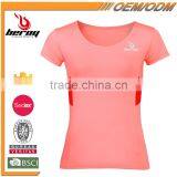 BEROY Wholesale Polyester Elastane T Shirt With Customized Pattern thumbnail-1