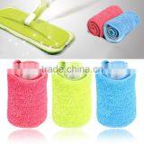 3 Colors Replacement Microfiber Washable Mophead Wet and Dry Cleaning Mop Pads Fit Flat Spray Mops Household Cleaning Tools thumbnail-1