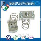 Made in Taiwan Short Unistrut Stainless Steel Spring Nut thumbnail-6