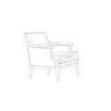 Modern Chinese Colorful Fabric Sofa Chair, Living Room Furniture thumbnail-2