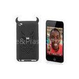 Shaped Black / Blue / Purple Cell Phone Silicone Cases For Iphone 4s OEM / ODM thumbnail-1