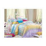 Multi-color Lyocell Bedding Sets Soft Hand Felling With Green Printed thumbnail-1