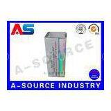 White Custom Paper Packaging 10ml Vial Boxes Hologram CMYK Printing