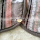 China Factory 100% Polyester Throw Flannel Sherpa Shawl Blanket thumbnail-2